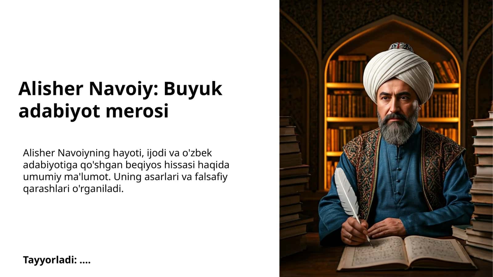 Alisher Navoiy: Buyuk adabiyot merosi 1