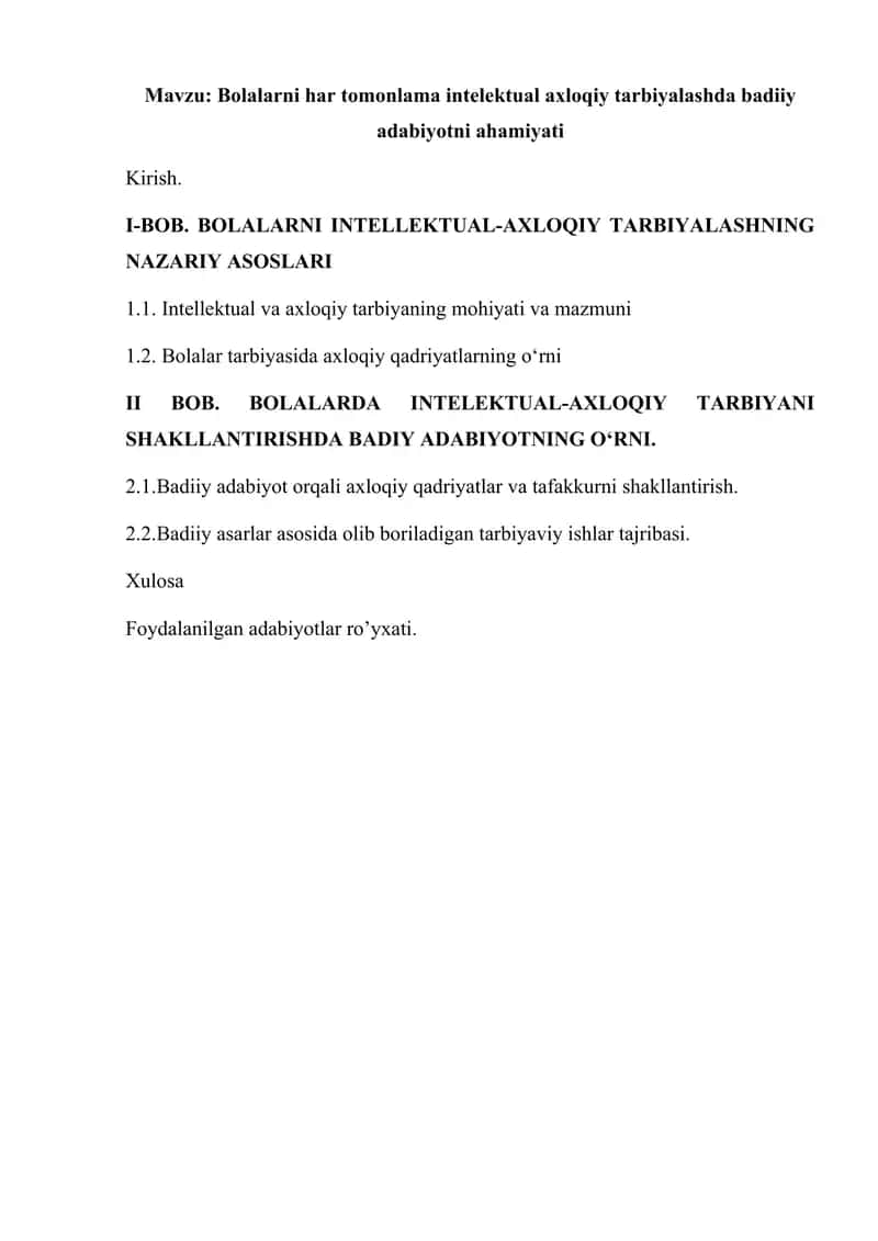 Bolalar axloqiy tarbiyasi 1