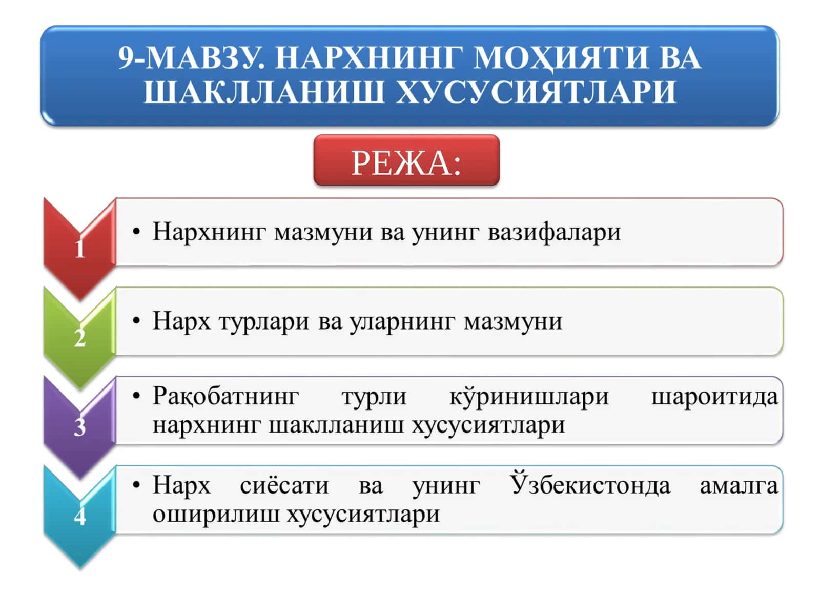 НАРХНИНГ МОҲИЯТИ ВА ШАКЛЛАНИШ ХУСУСИЯТЛАРИ 1