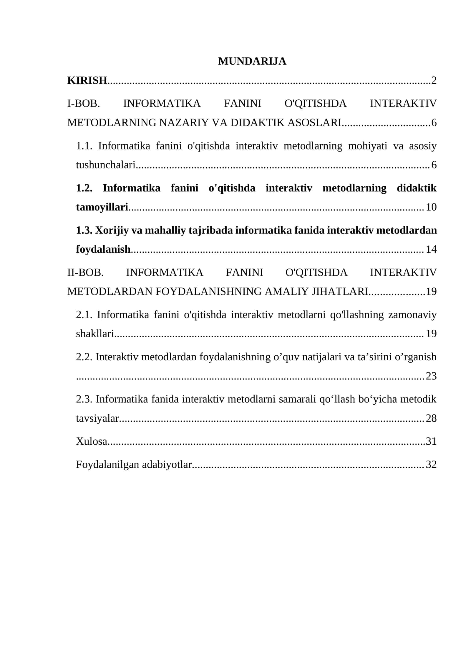 INFORMATIKA FANINI O'QITISHDA INTERAKTIV METODLARNING NAZARIY VA DIDAKTIK ASOSLARI 1