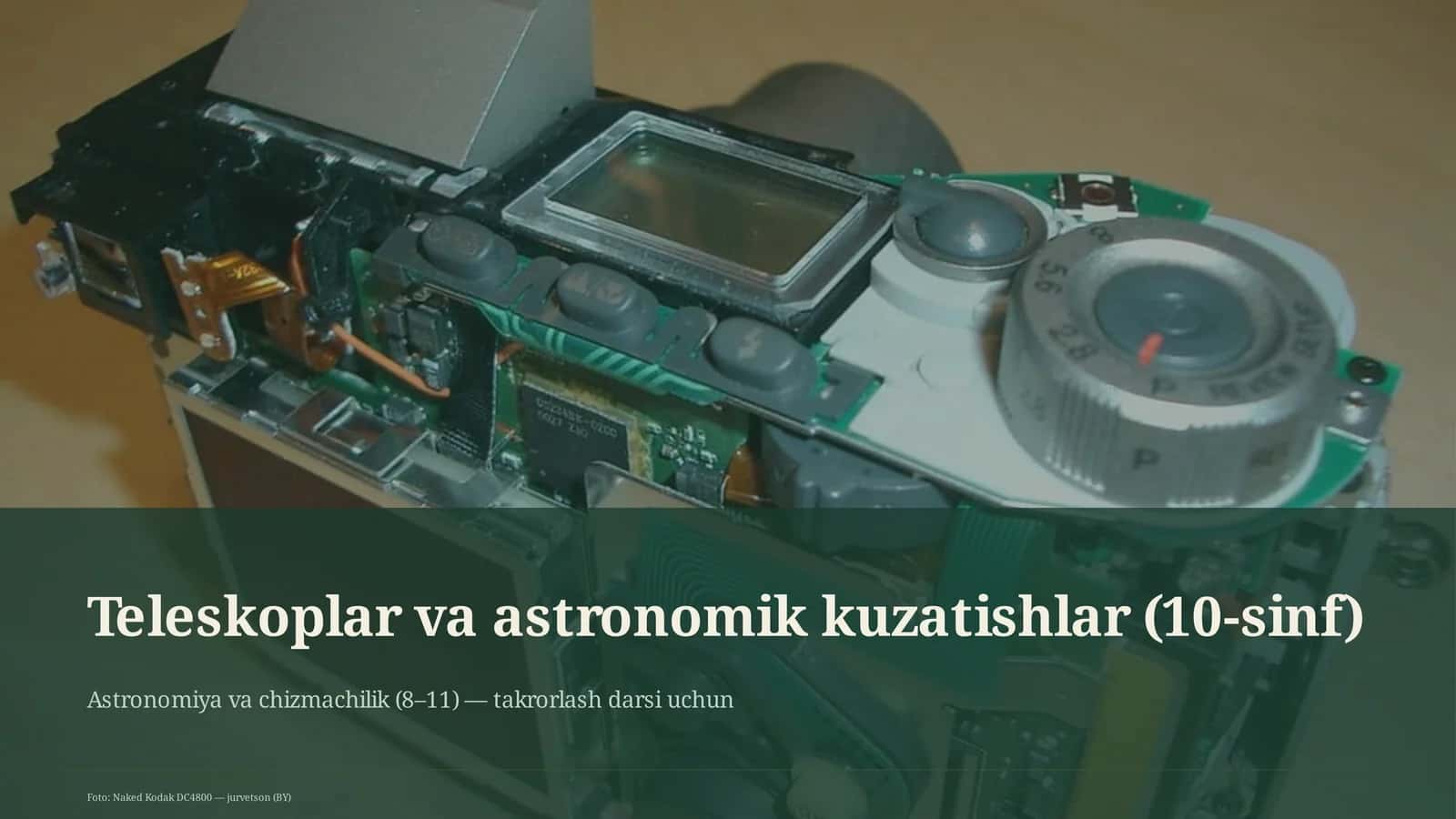 Astronomiya va chizmachilik (8–11) 1