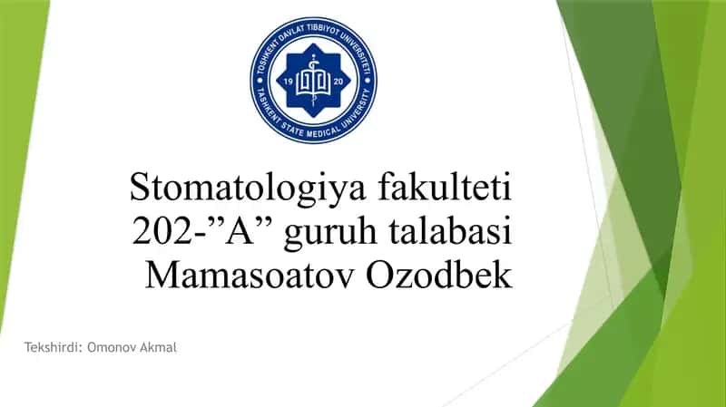 Qon biokimyosi 1