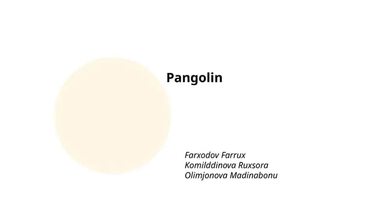 Pangolin 1