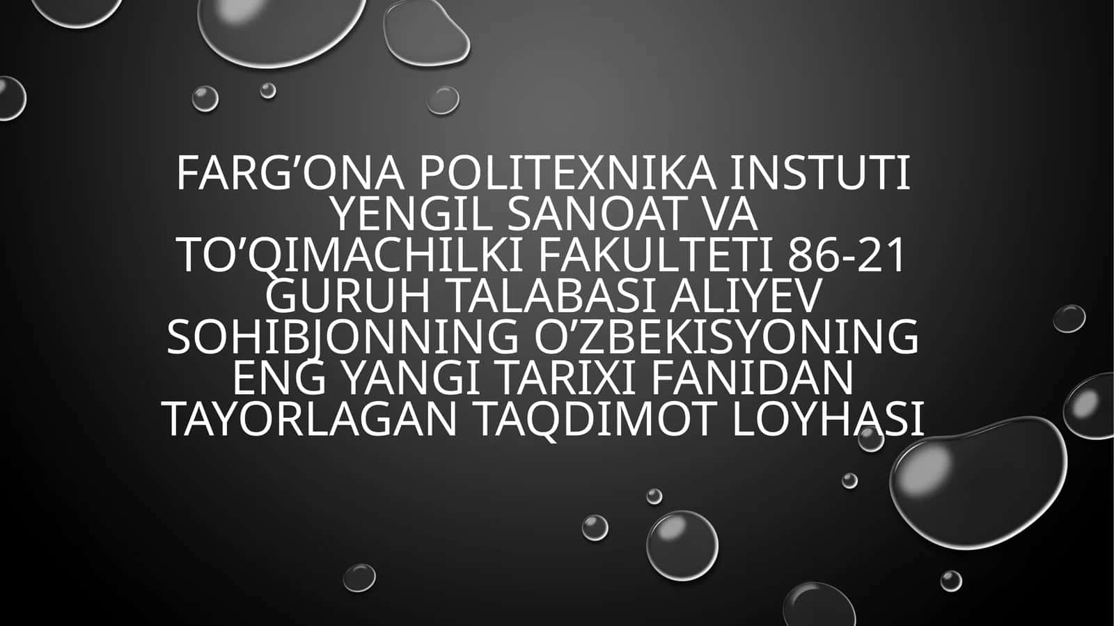 Tarixiy obidalar 1
