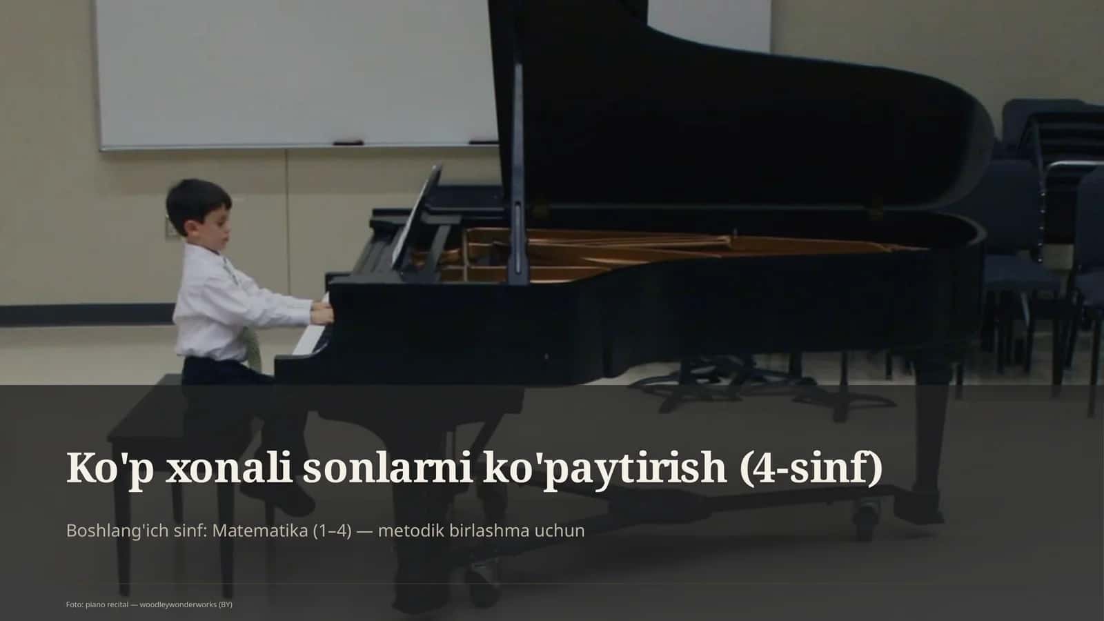 Ko'p xonali sonlarni ko'paytirish (4-sinf) 1