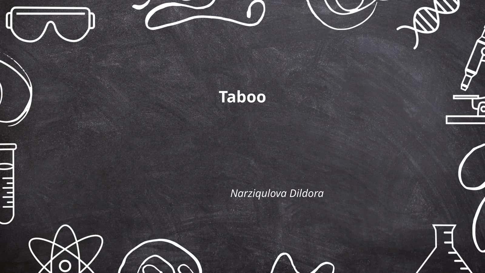 Taboo 1