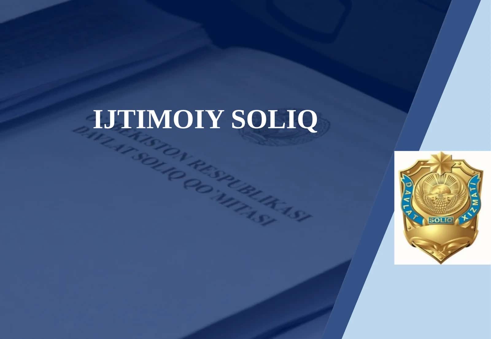 IJTIMOIY SOLIQ 1