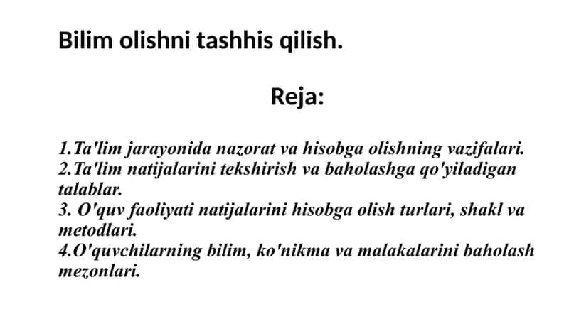 Yoshlarni Mustaqil Bilim Olishga O'rgatish 1