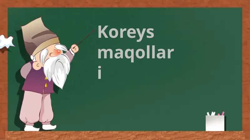 Koreysmaqollari 1