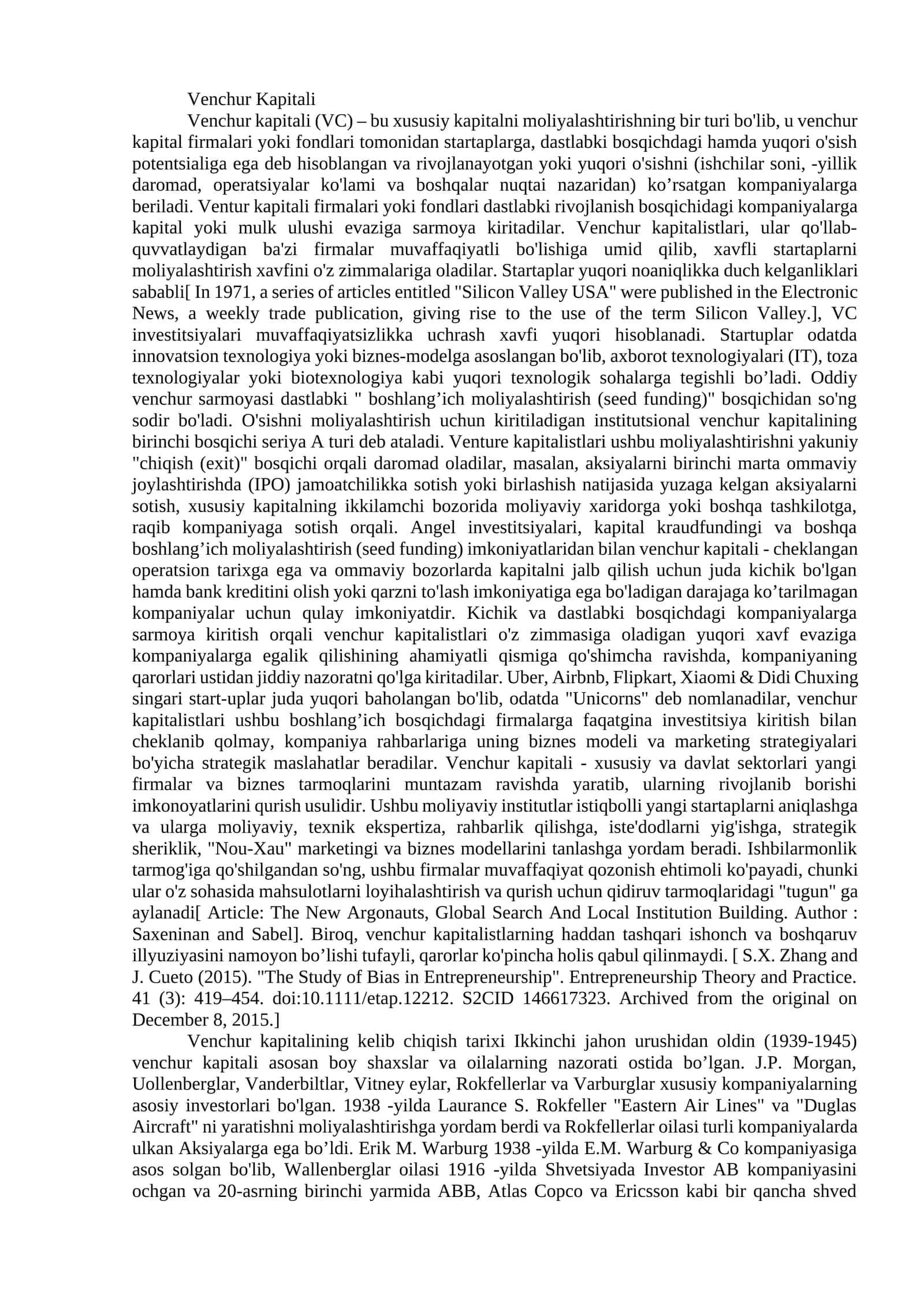 Venchur Kapitali 1