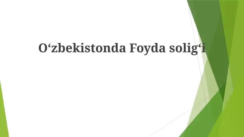 Transfert narxlari bo'yicha qoidalar 1