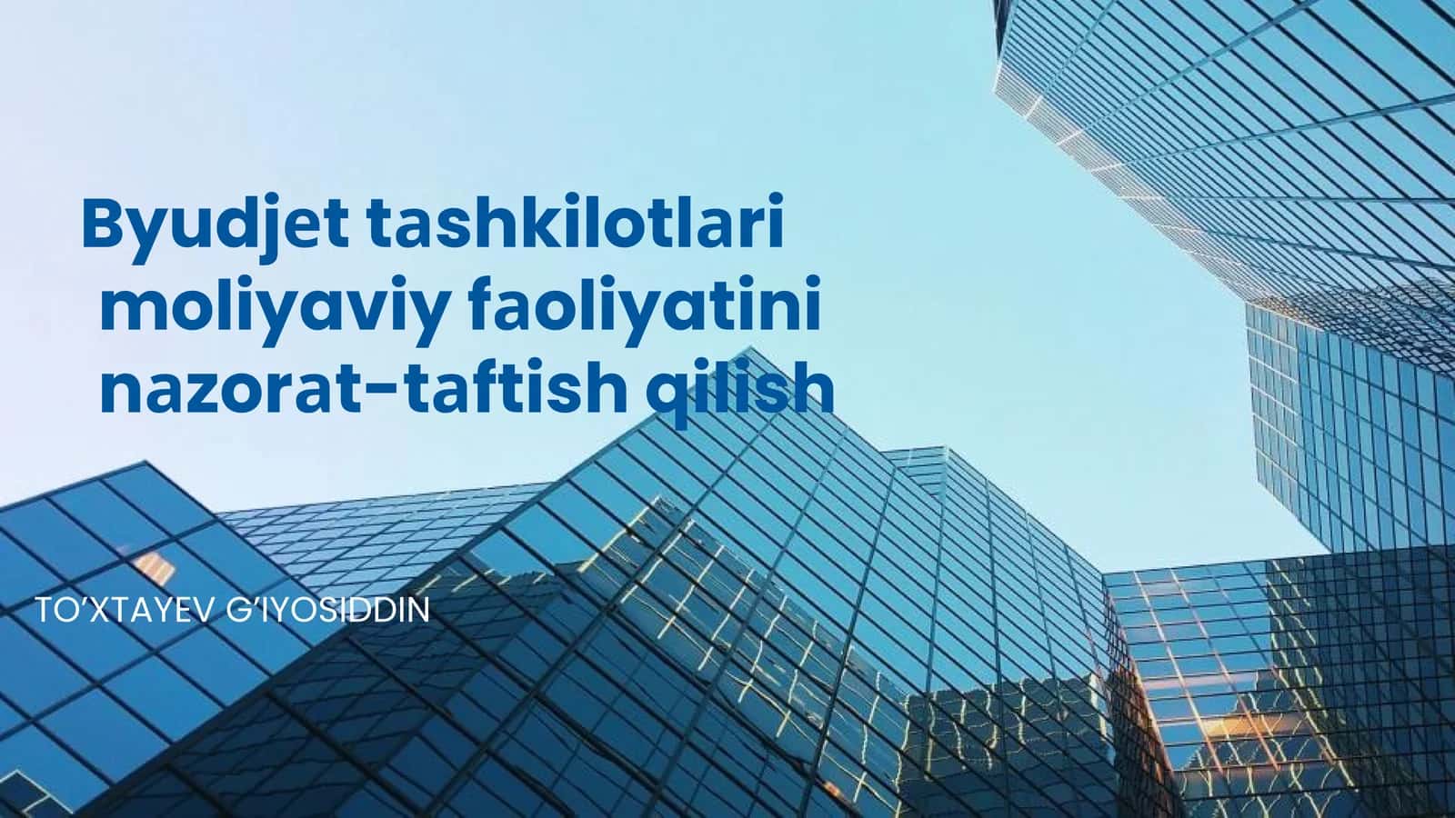 Moliyaviy Nazorat 1