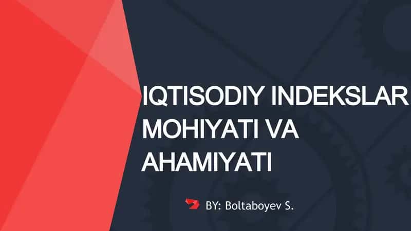 Iqtisodiy indekslar 1