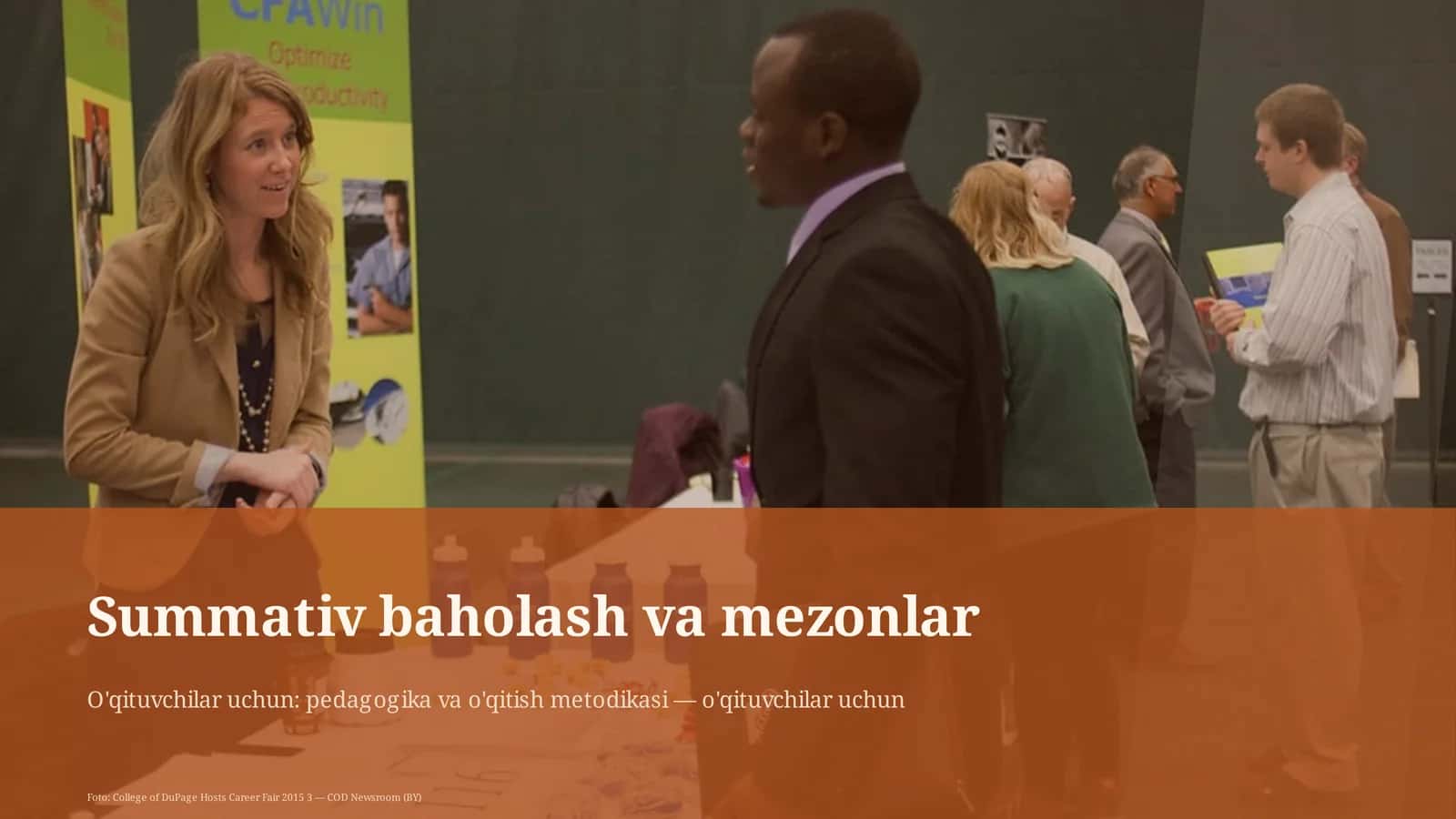 Summativ baholash va mezonlar 1
