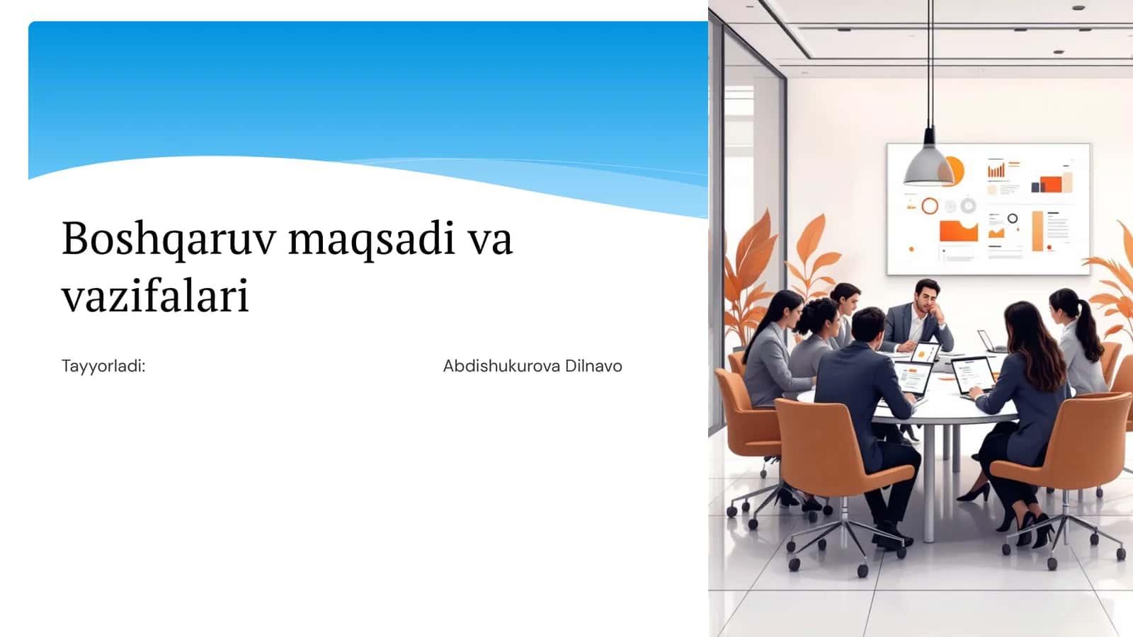 Boshqaruv maqsadi va vazifalari 1