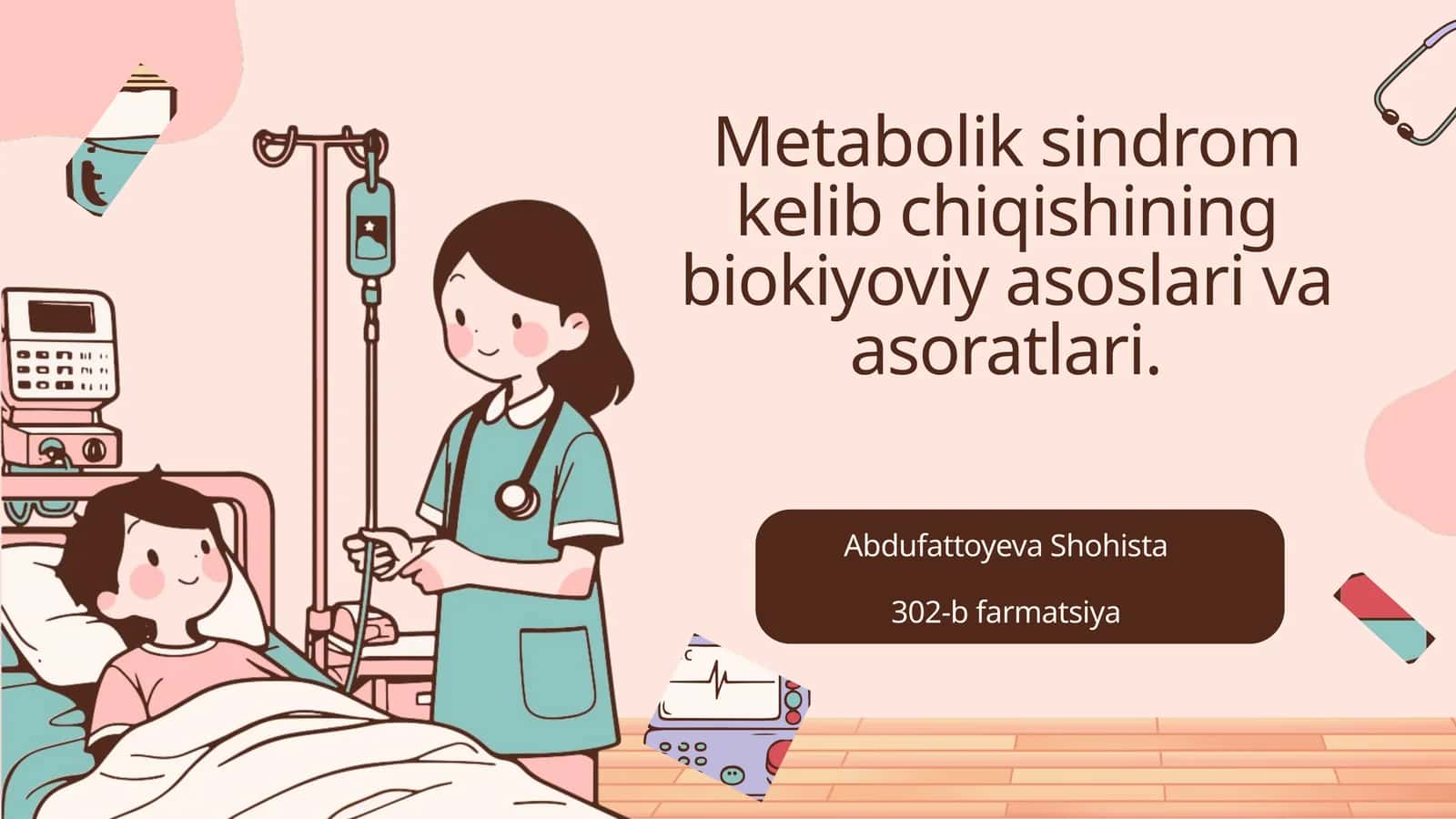 Metabolik sindrom kelib chiqishining biokiyoviy asoslari va asoratlari 1