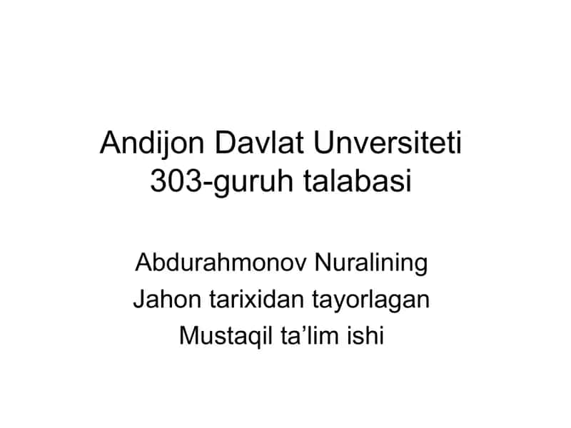 Jahon Tarix Misr Usmoniylar boshqaruvi ostida 1