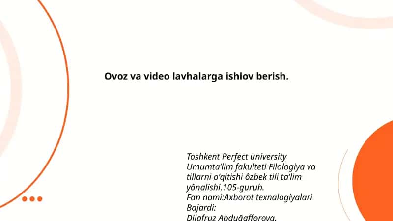 Axborot texnalogiyalari 1