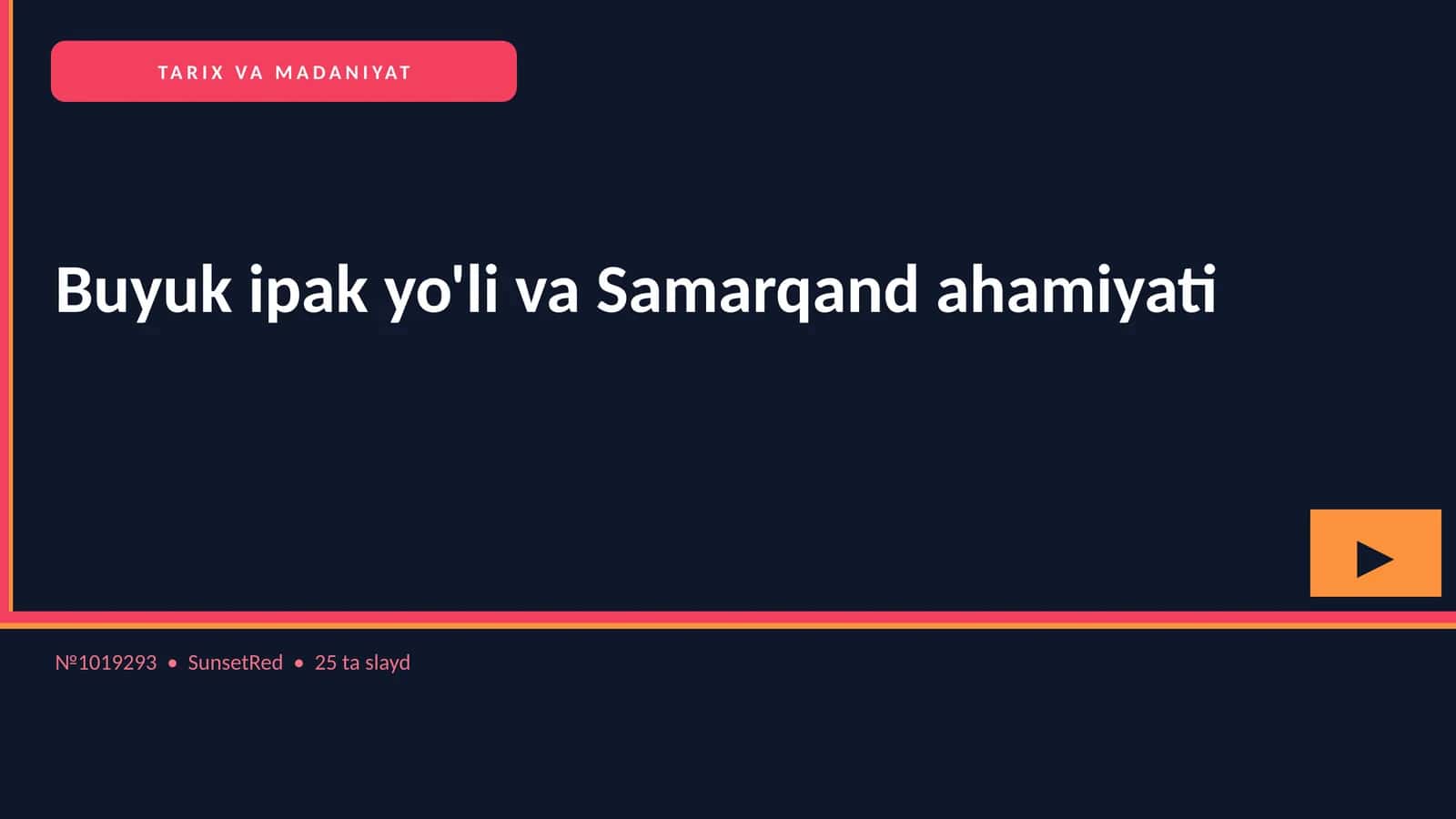 Buyuk ipak yo'li va Samarqand ahamiyati 1