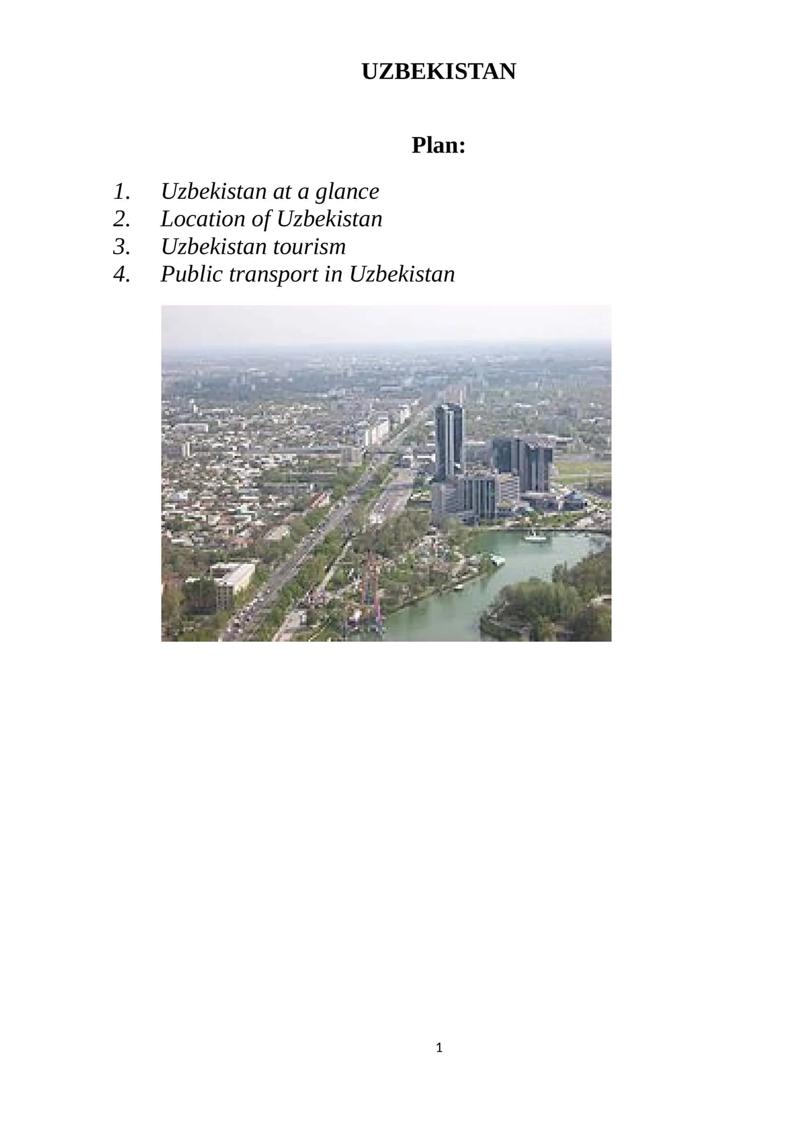 Uzbekistan information 1