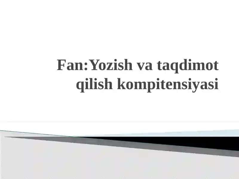 Maqolada mualliflar ro`yxati,anotatsiya, kalit so`zlarini shakllantirish