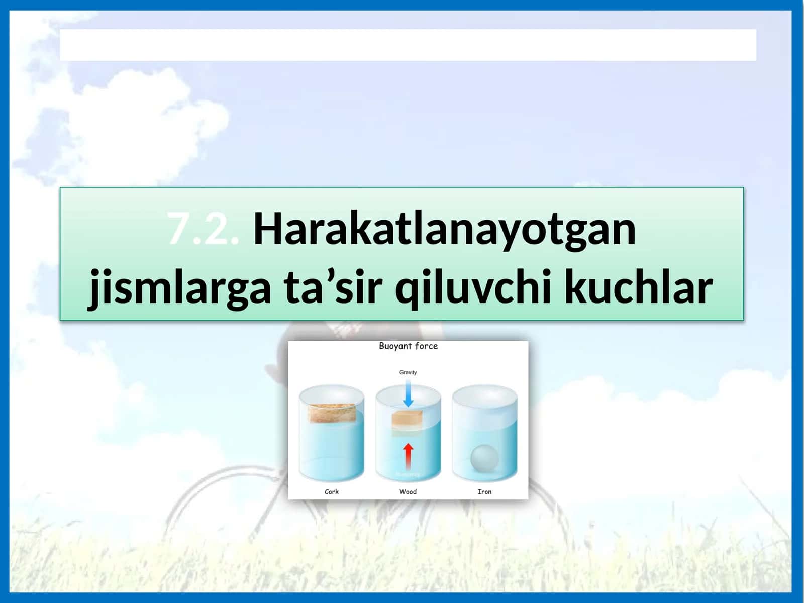 Harakatlanayotgan jismlar 1