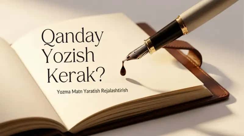 Qanday yozish kerak. Yozma matn yaratish rejalashtiridh 1