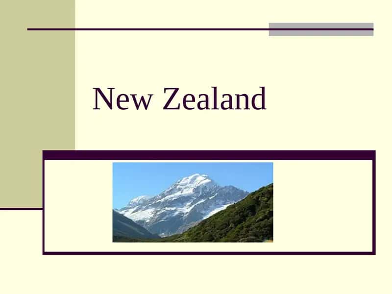 New Zealand 1