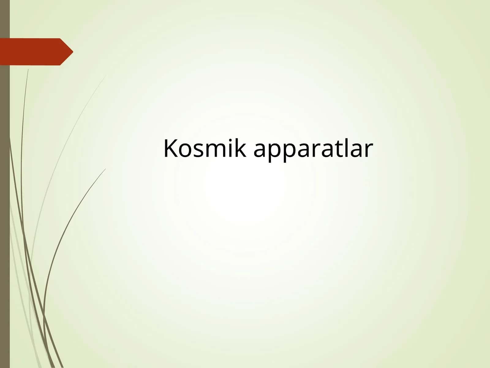 Kosmik apparatlar 1