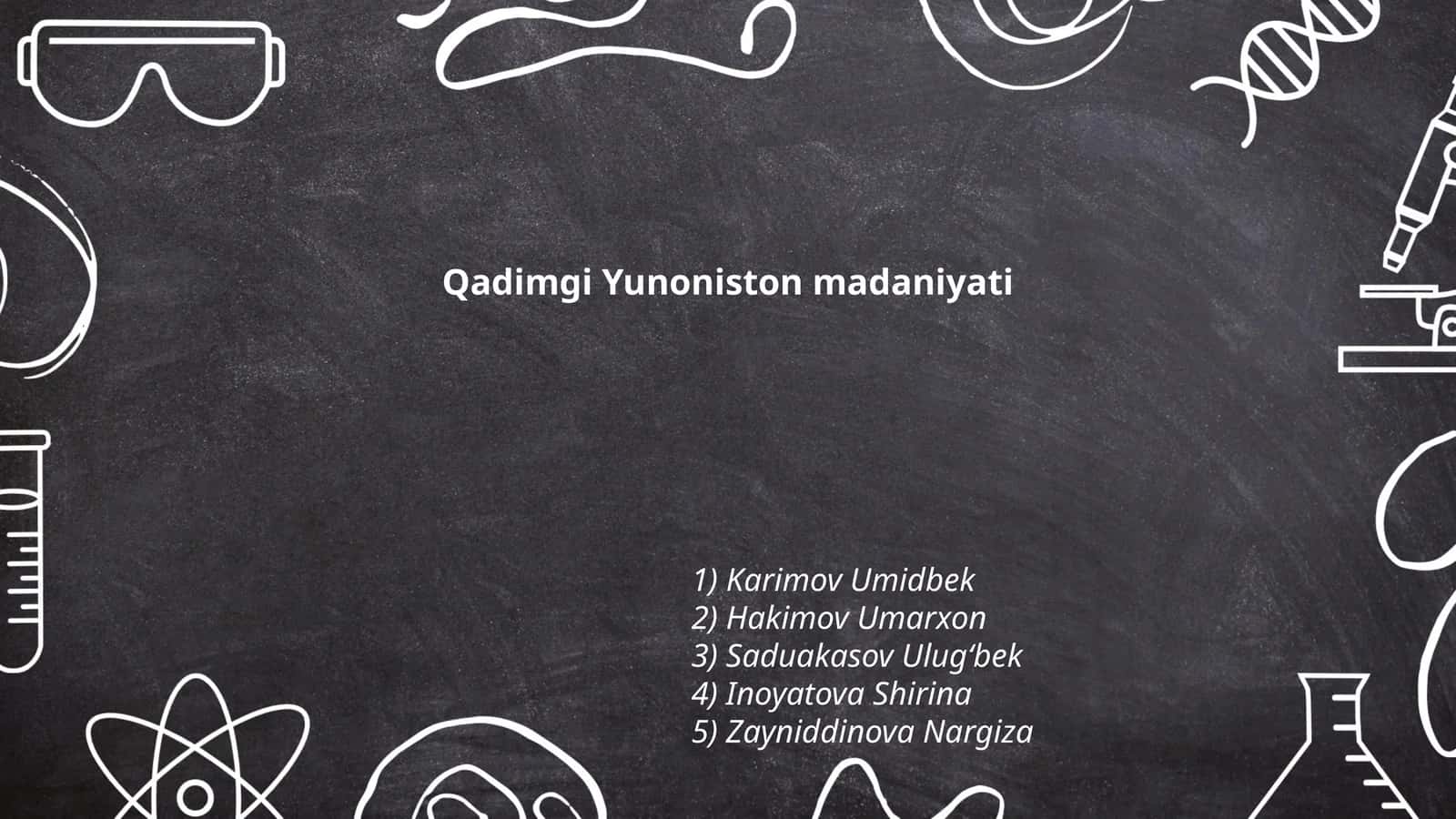 Qadimgi Yunoniston madaniyati 1