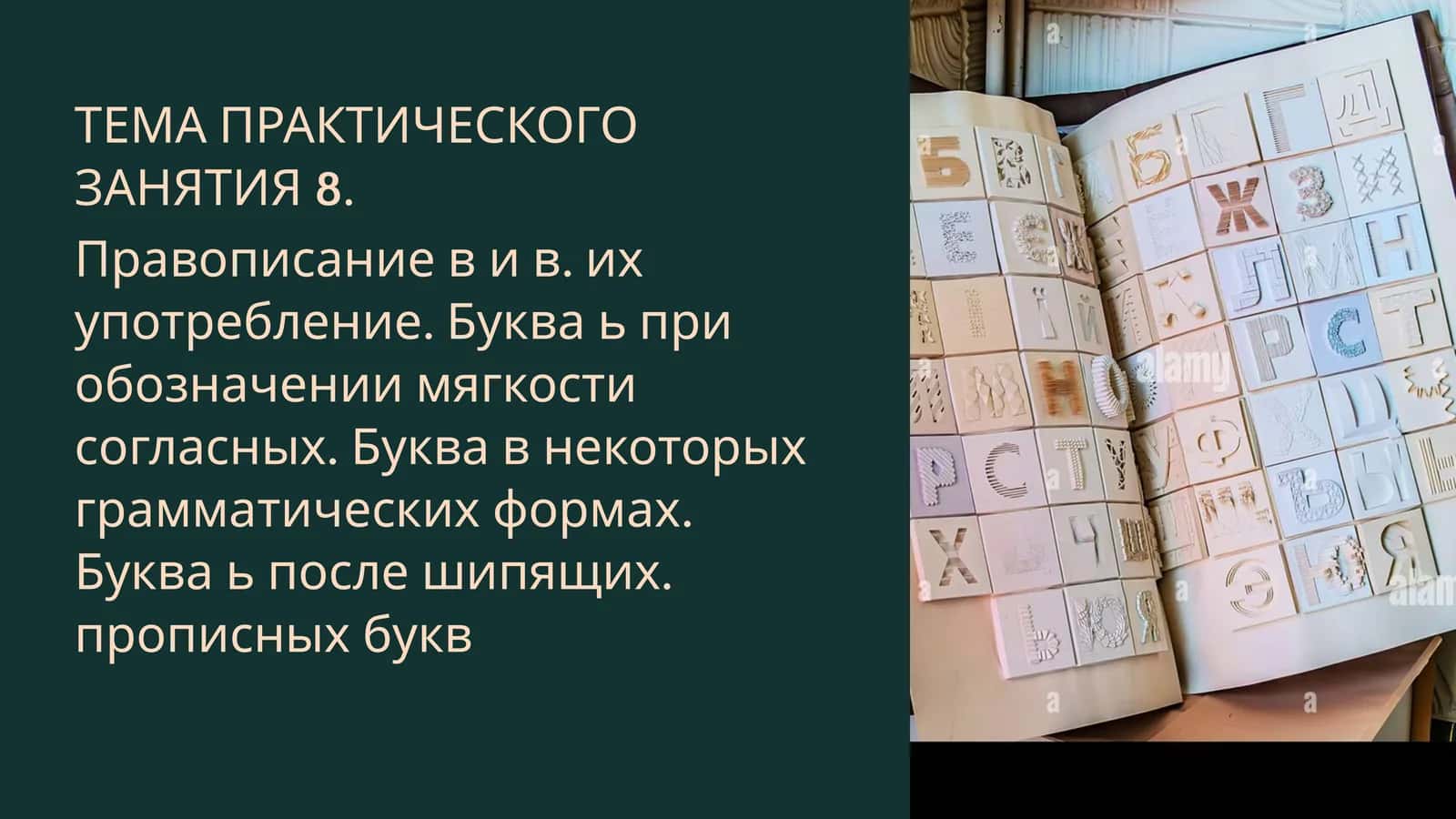 ТЕМА ПРАКТИЧЕСКОГО ЗАНЯТИЯ 8 1