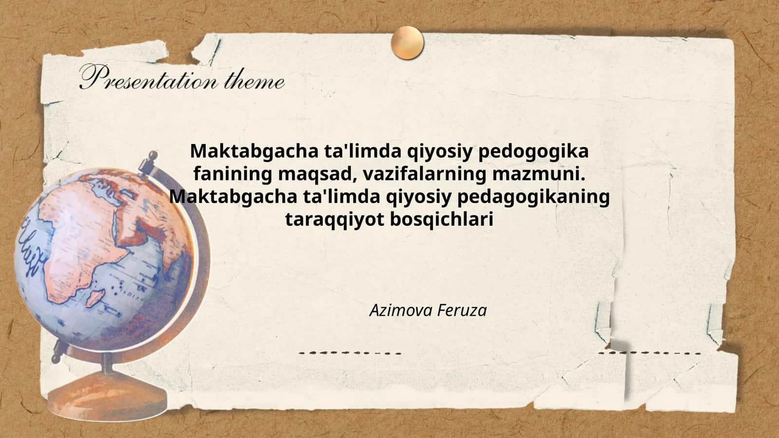Maktabgacha ta'limda qiyosiy pedagogika 1