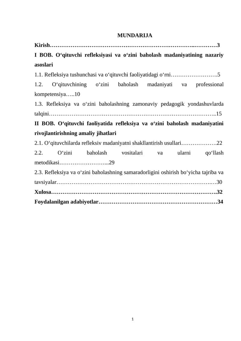 Kurs ishi mavzusining dolzarbligi 1