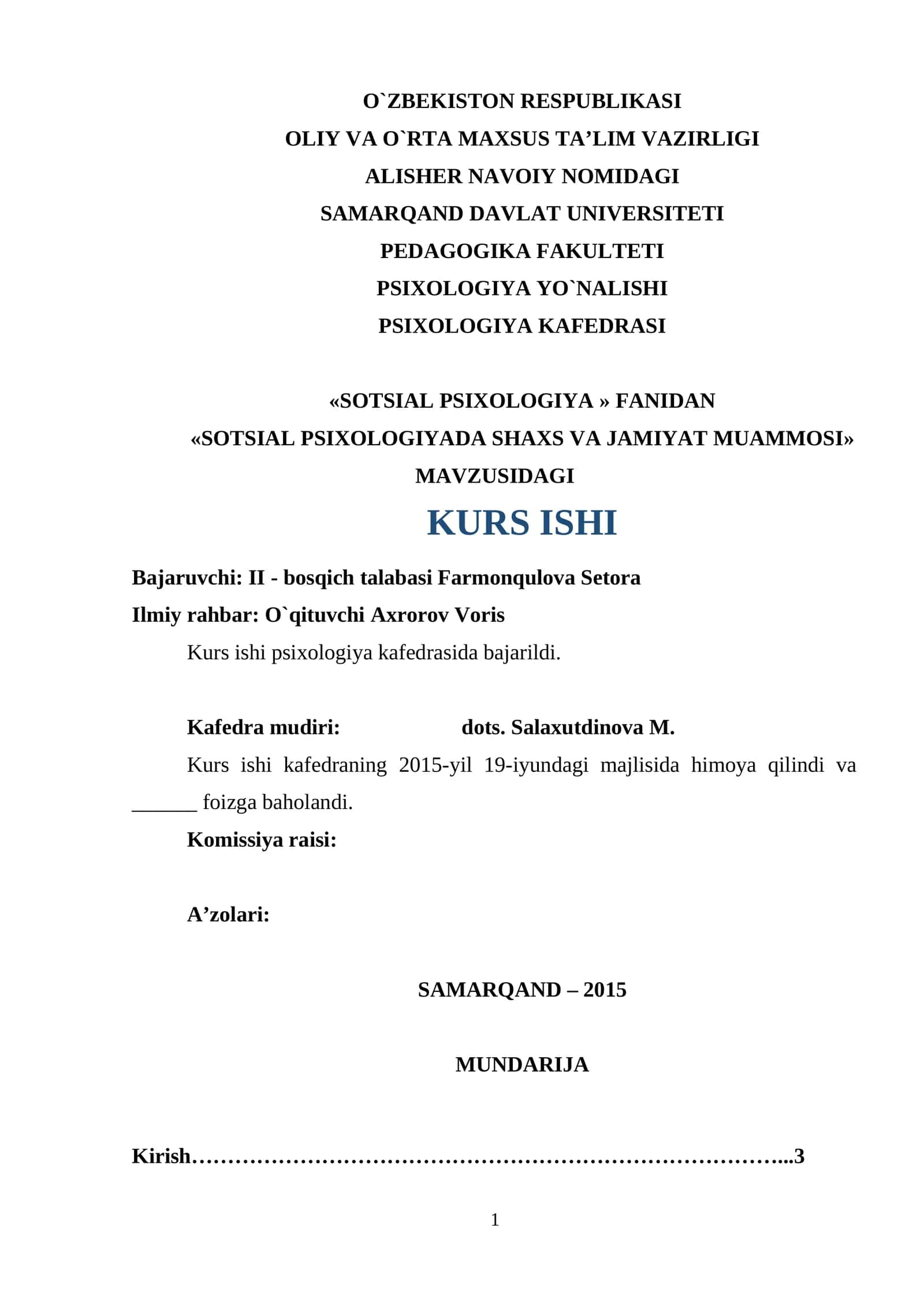SOTSIAL PSIXOLOGIYADA SHAXS VA JAMIYAT MUAMMOSI 1