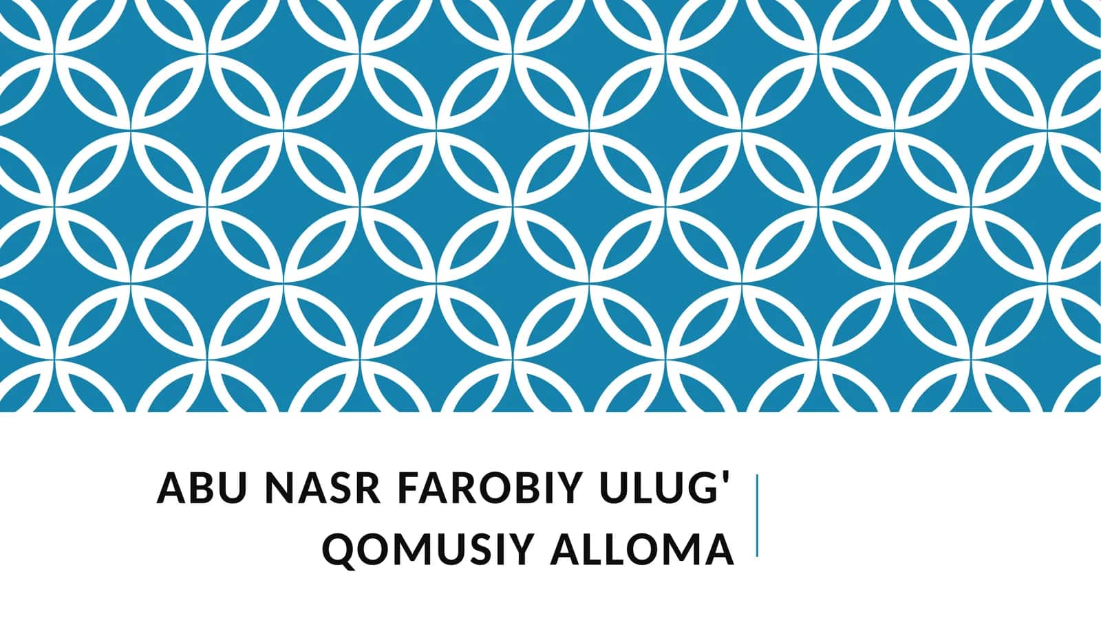 ABU NASR FAROBIY ULUG' QOMUSIY ALLOMA 1
