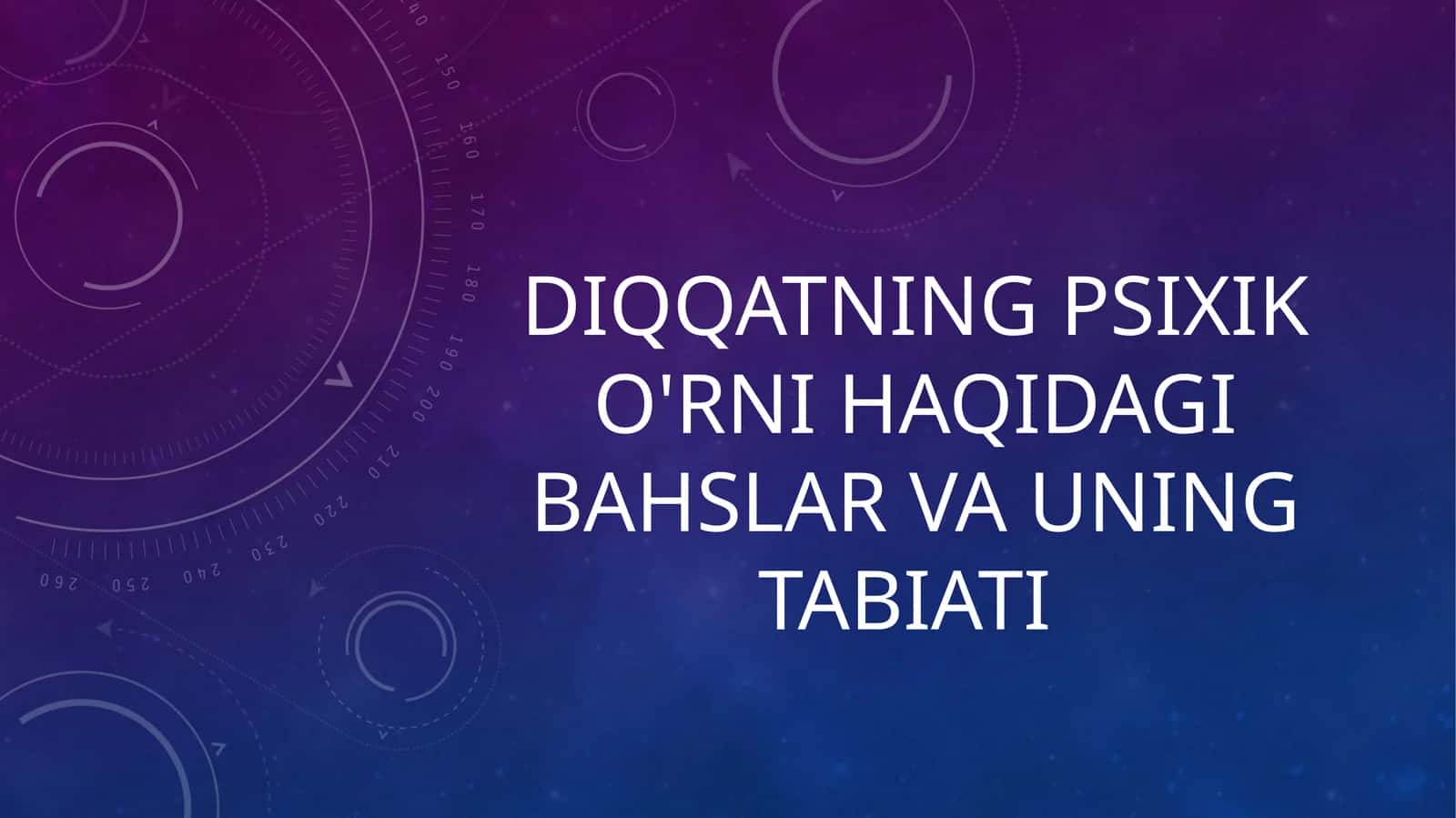 Diqqatning psixik o'rni haqidagi bahslar va uning tabiati 1