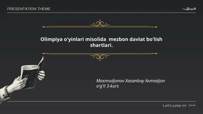 Moliya imkoniyatlari 1