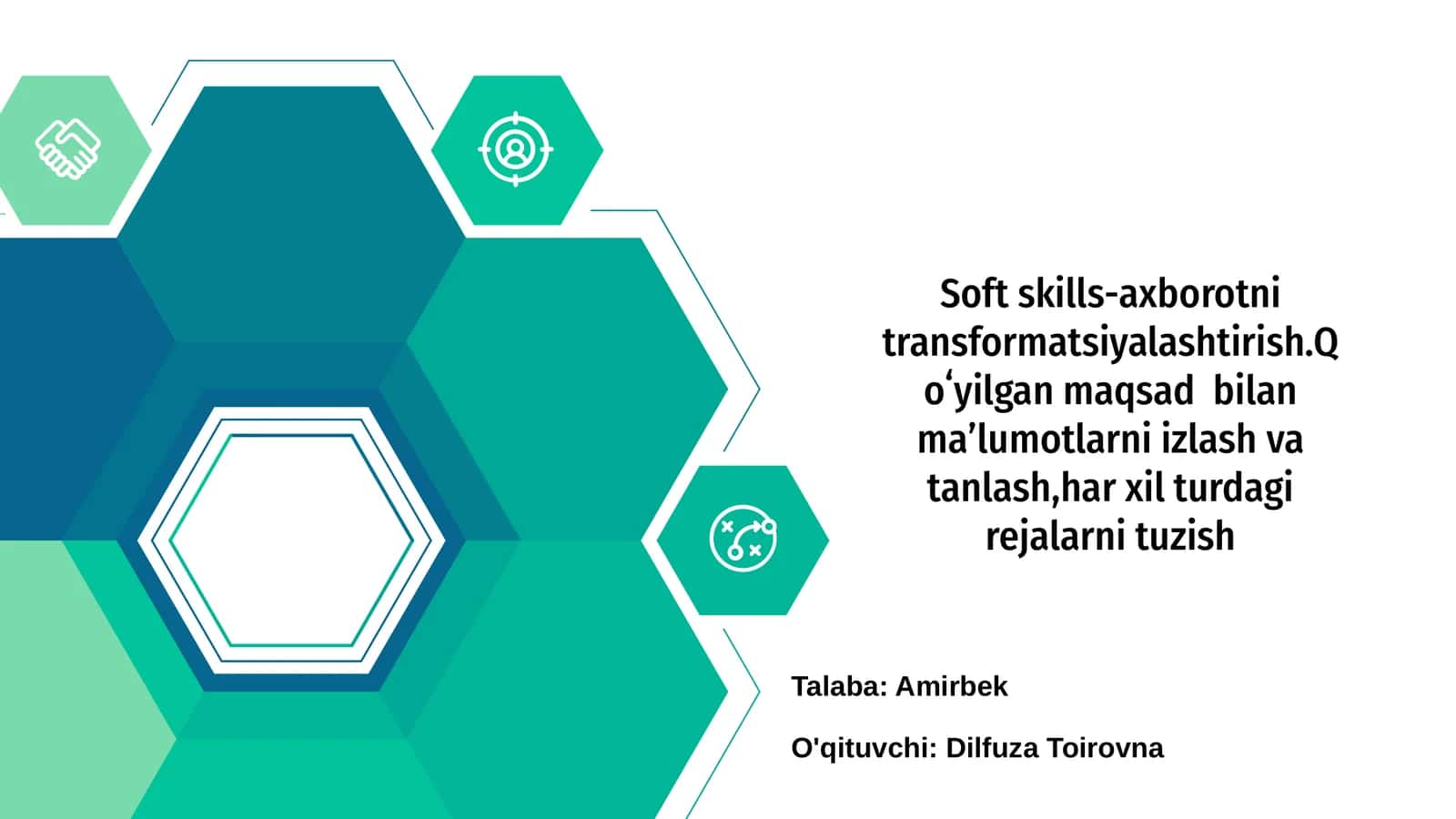 Soft ko'nikmalar va axborot transformatsiyasi 1