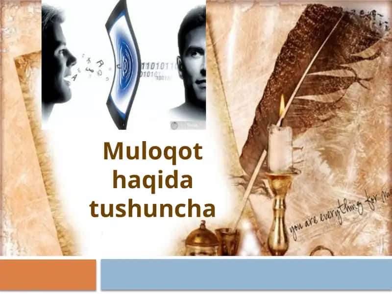 Muloqot va munosabatlar 1