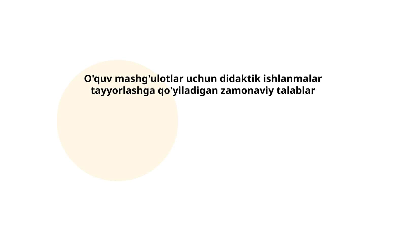 Didaktik materiallarning maqsadga yo'naltirilganligi 1