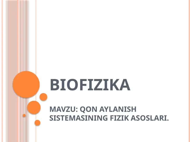 BIOFIZIKA 1