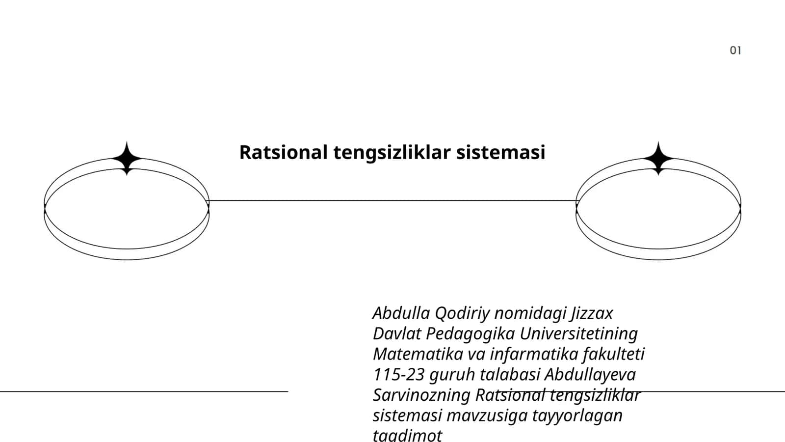 Ratsional tengsizliklar sistemasi 1