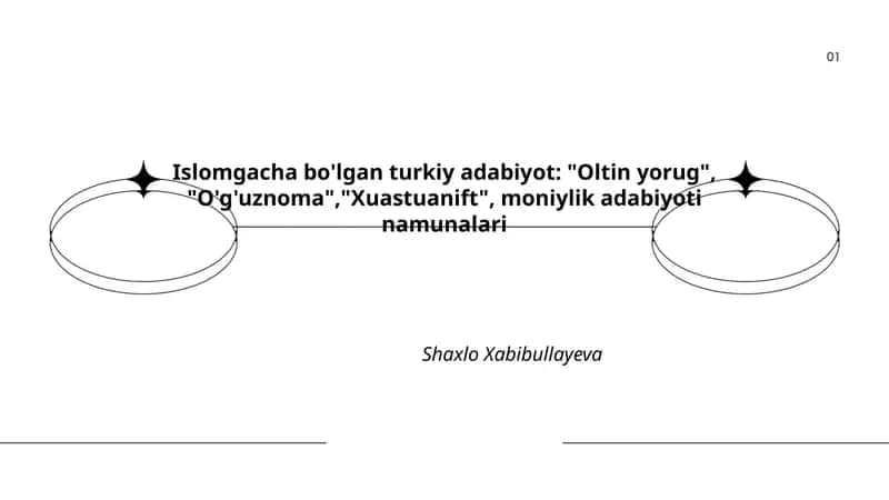Islomgacha bo'lgan turkiy adabiyot 1