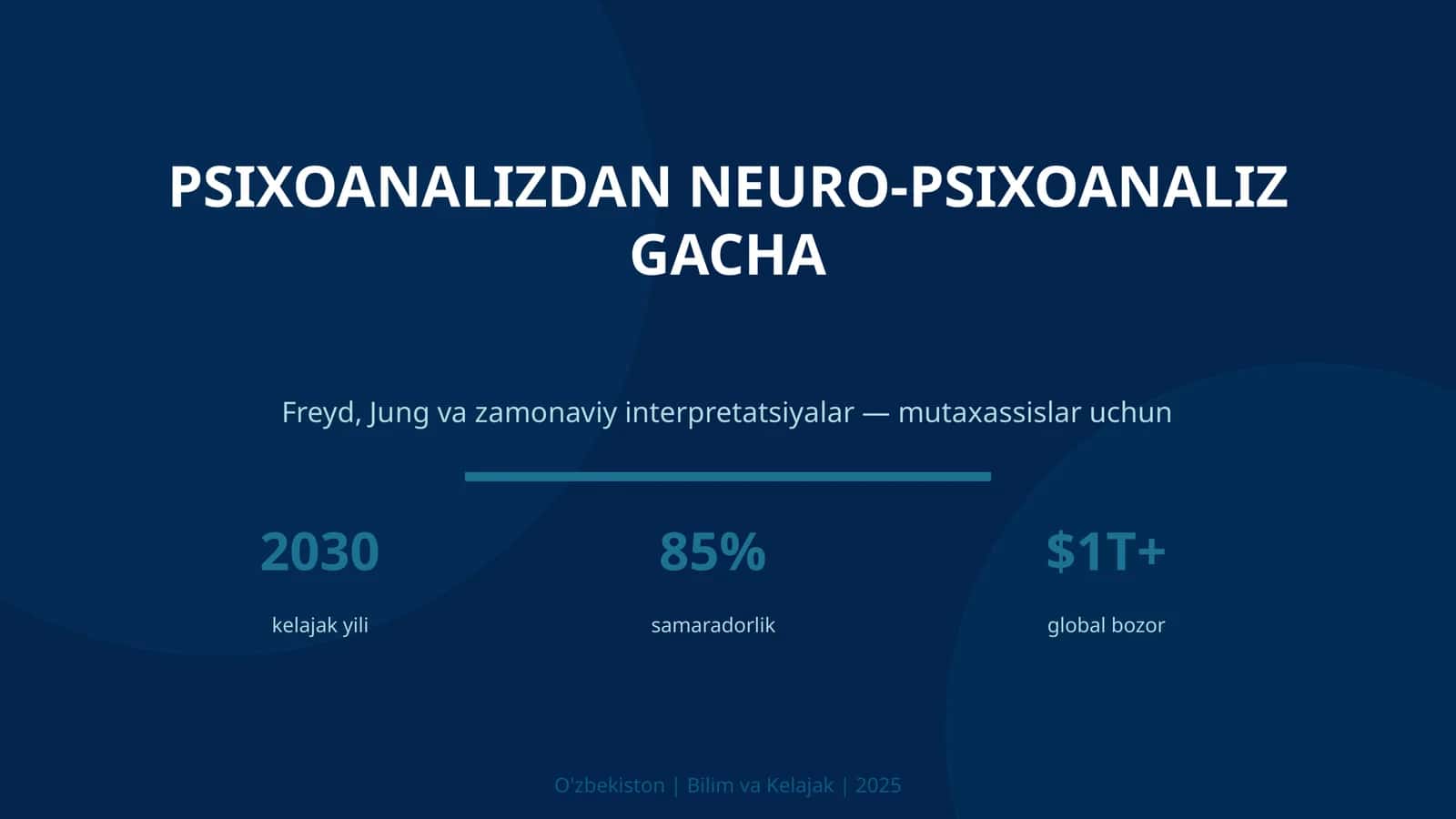 Psixoanalizdan neuro-psixoanaliz gacha 1