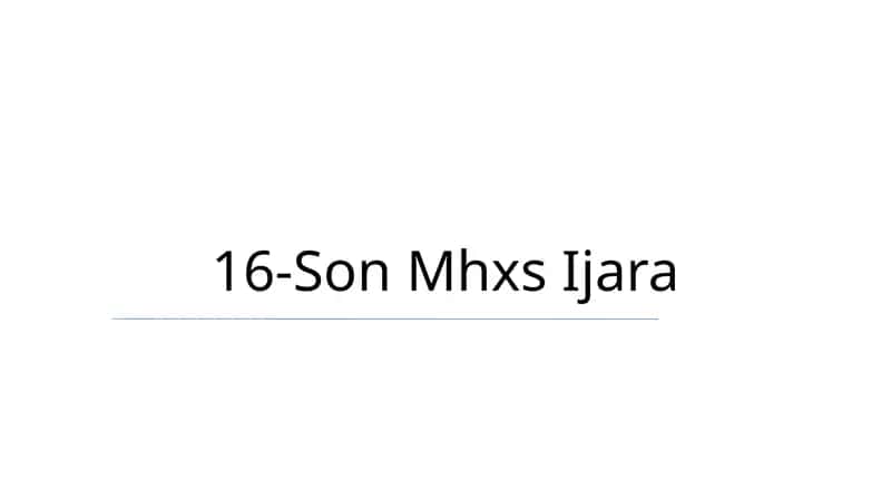 16-Son Mhxs Ijara 1