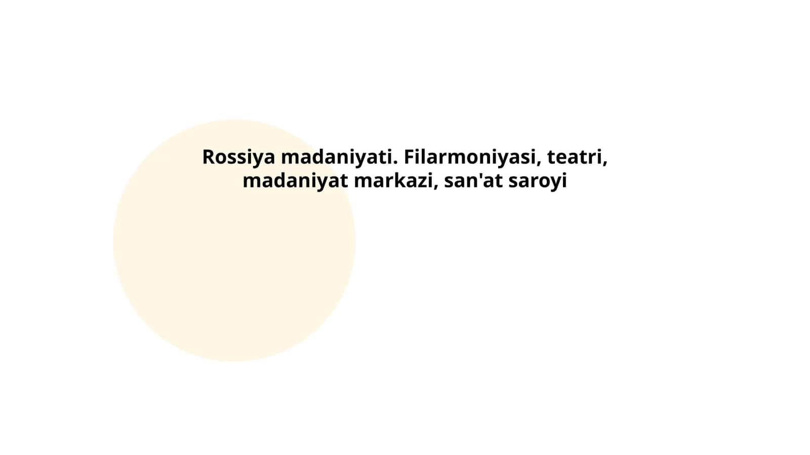 Rossiya filarmoniyasi tarixiy rivojlanishi 1