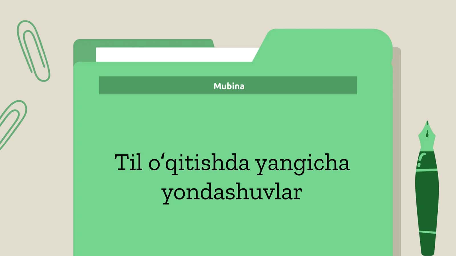 Interaktiv metodlar va texnologiyalarni qoʻllash 1