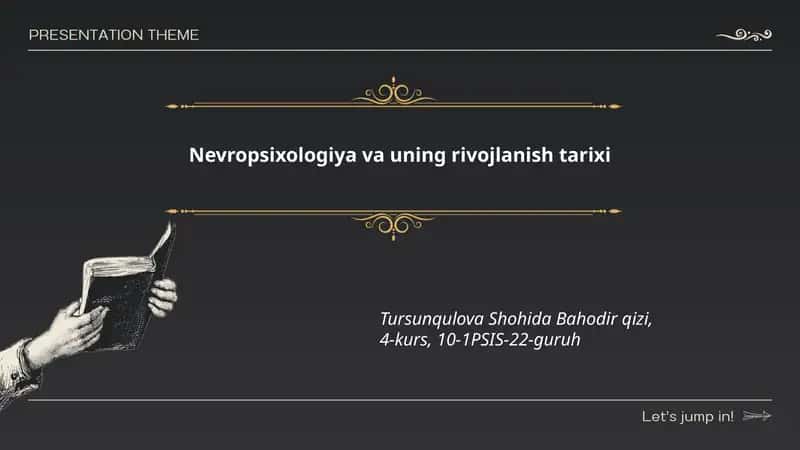 Nevropsixologiya va uning rivojlanish tarixi 1