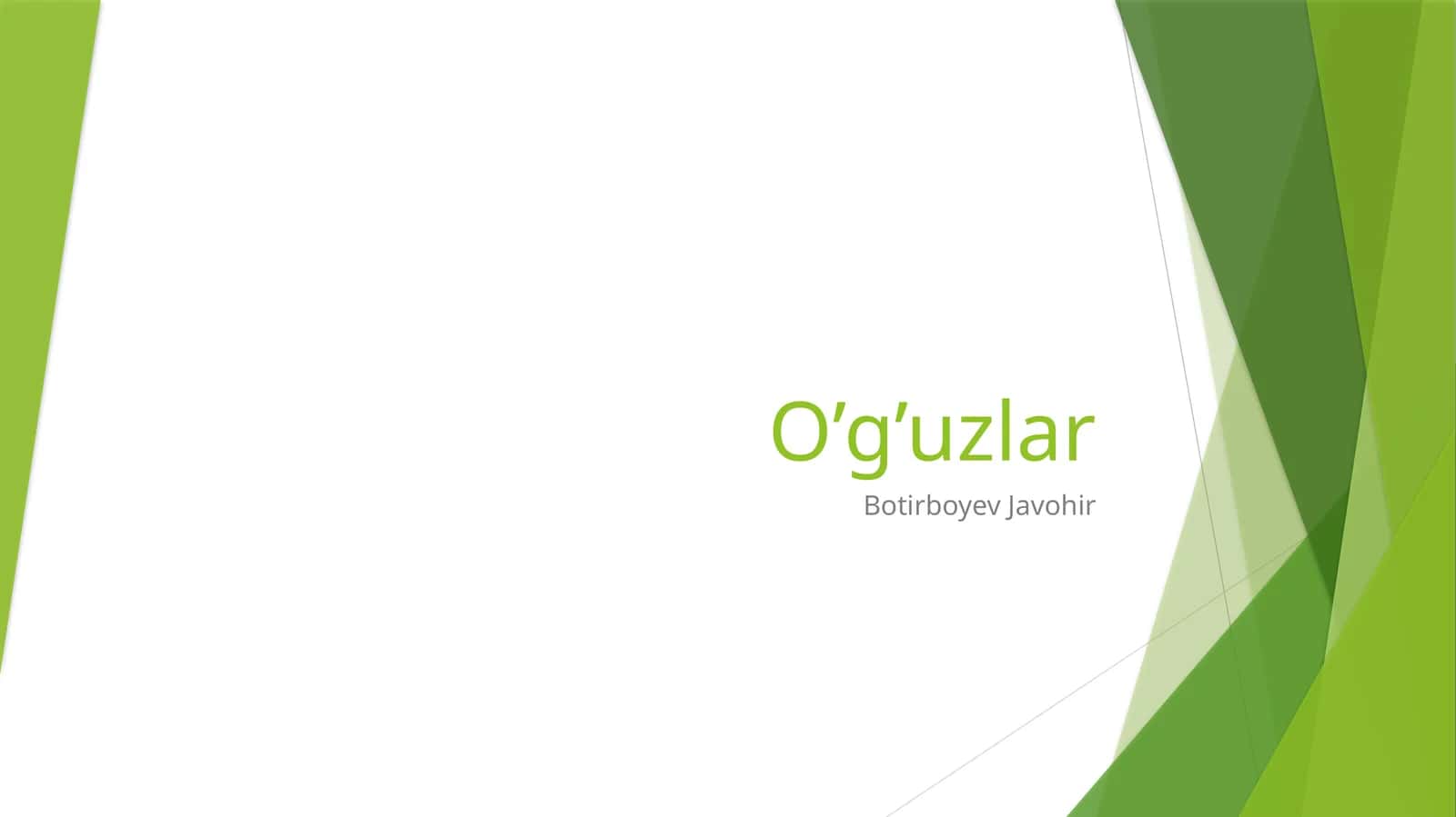 O’g’uzlar 1