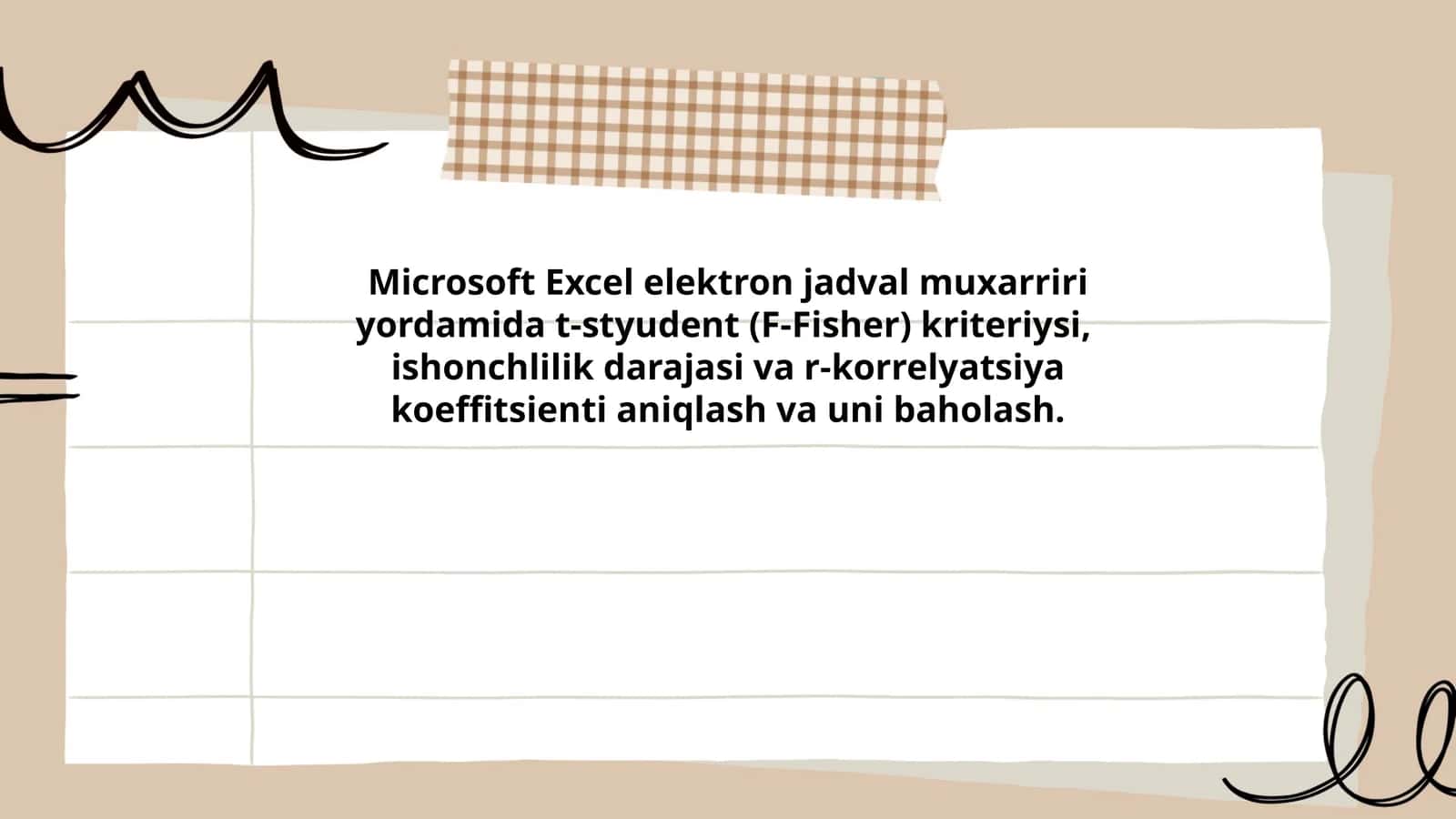 Microsoft Excel elektron jadval muxarriri 1